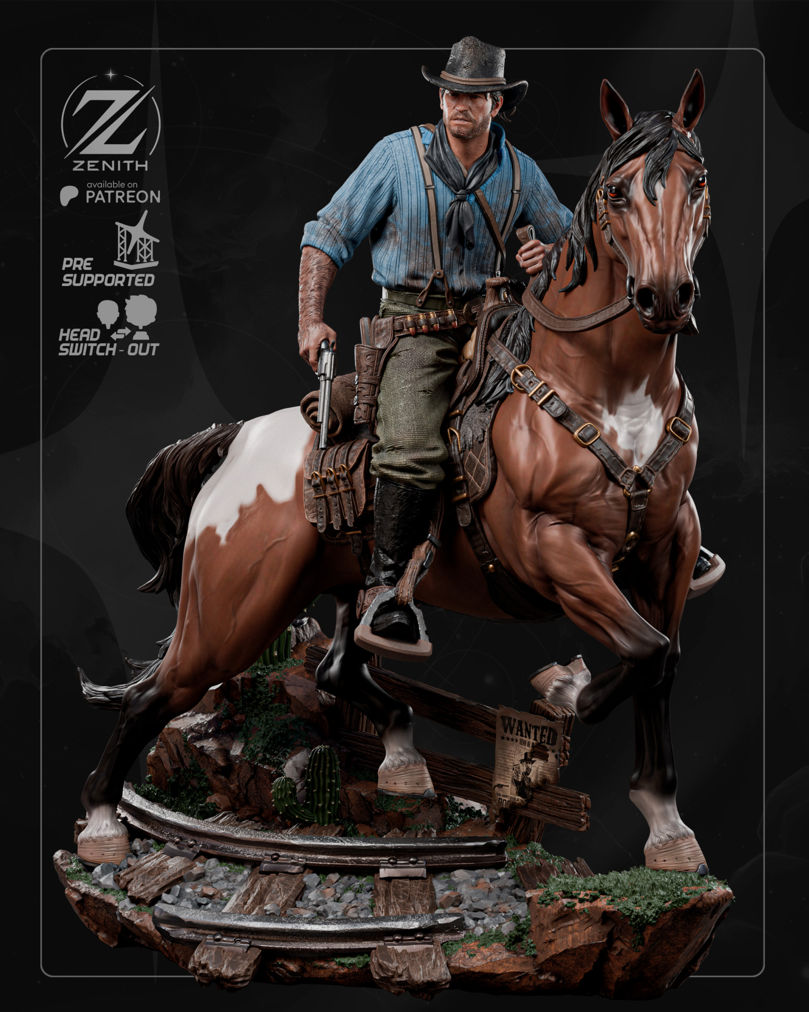 Arthur Morgan STL 3 - Red Dead Redemption