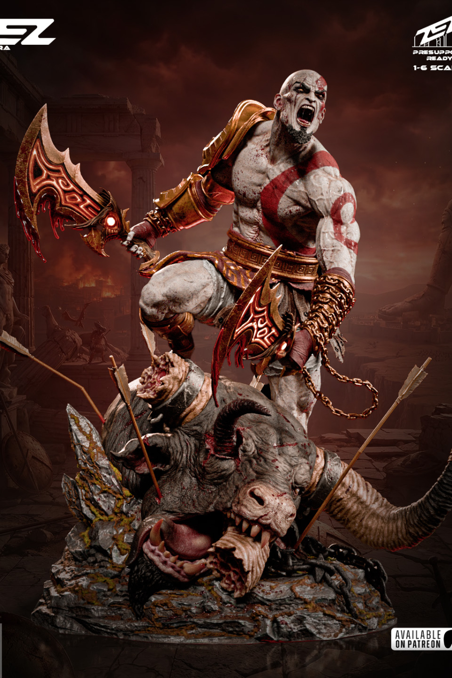 Kratos STL 9 - God of War