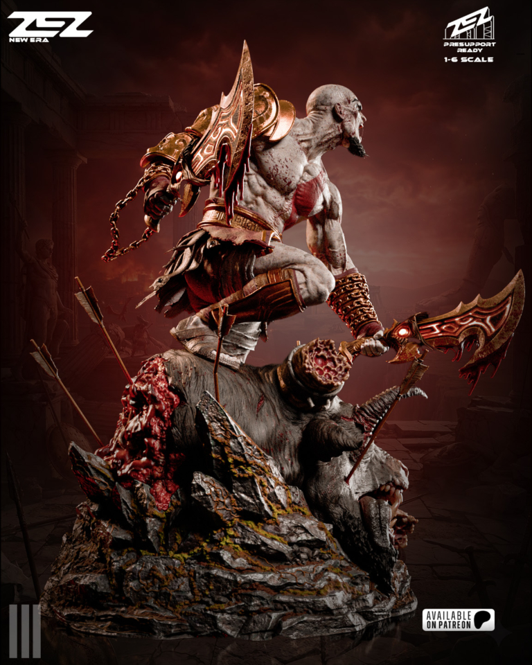 Kratos STL 9 - God of War