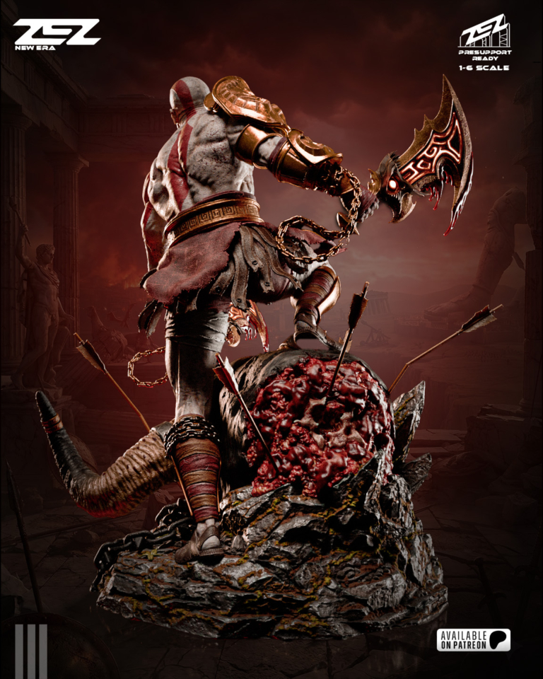 Kratos STL 9 - God of War