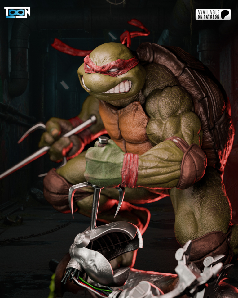 Raphael STL - Teenage Mutant Ninja Turtles