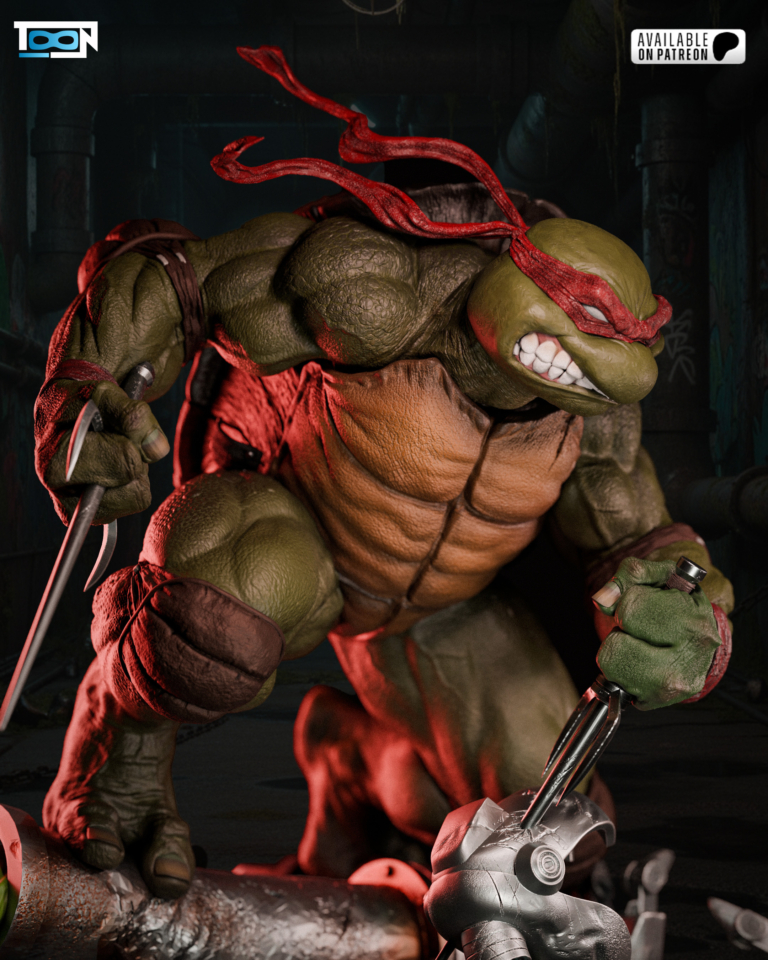 Raphael STL - Teenage Mutant Ninja Turtles