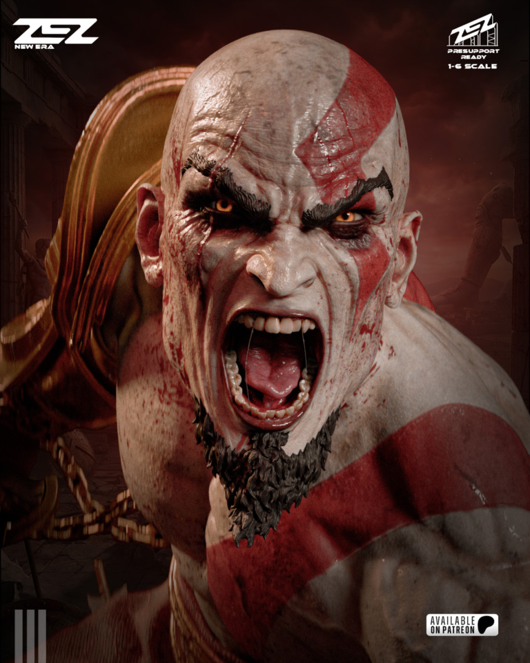 Kratos STL 9 - God of War