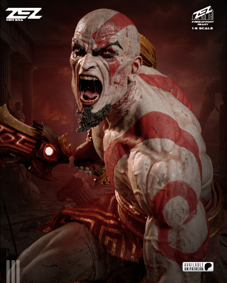 Kratos STL 9 - God of War