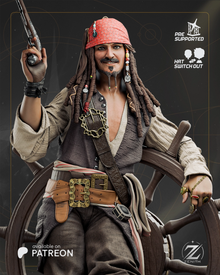 Jack Sparrow STL Cover