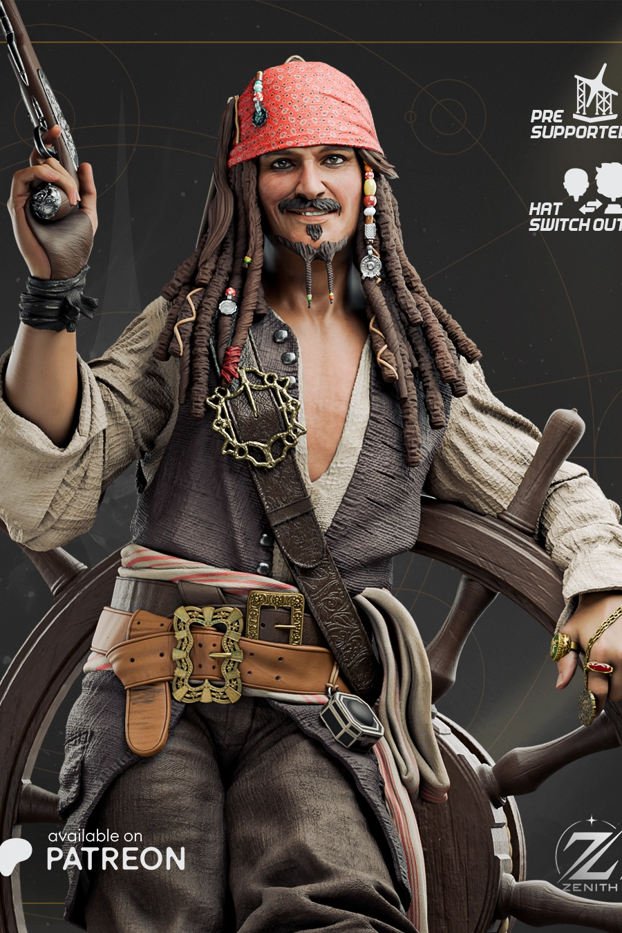 Jack Sparrow STL Cover