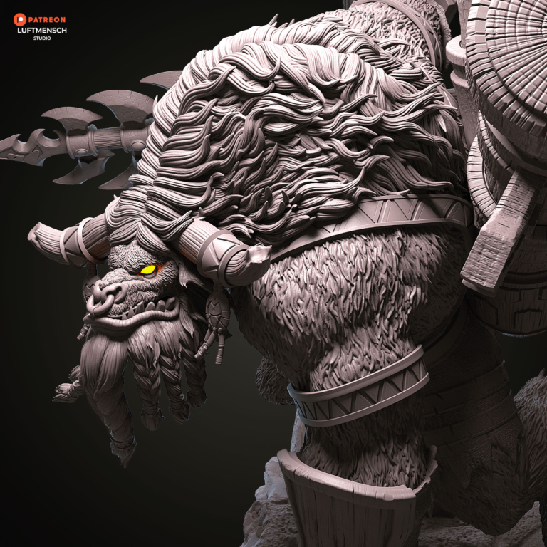 Cairne Bloodhoof STL Cover