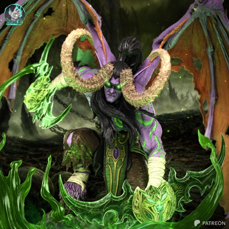Illidan Stormrage STL Cover