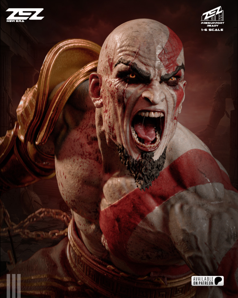 Kratos STL 9 - God of War