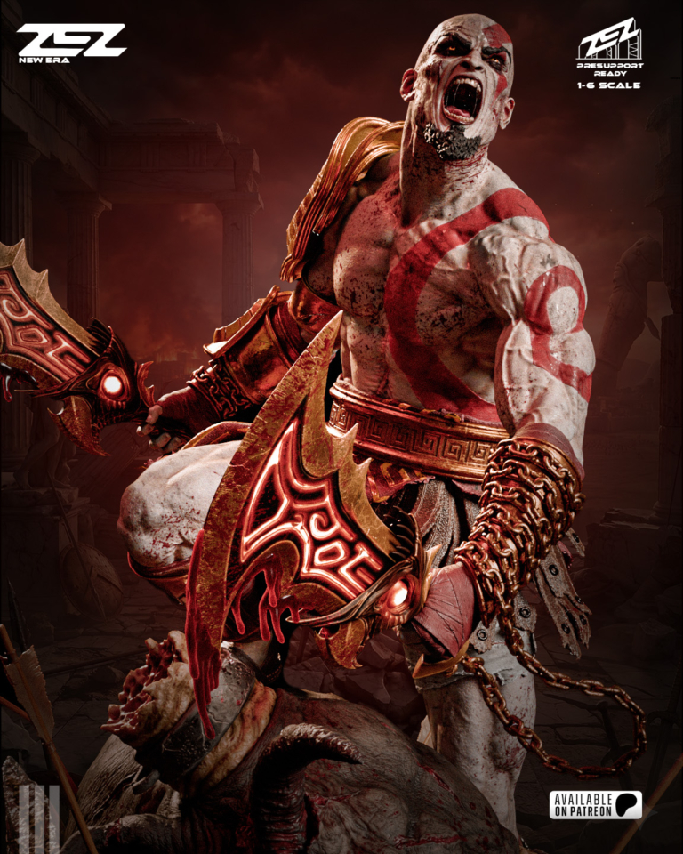 Kratos STL 9 - God of War