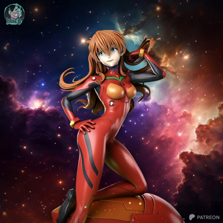 Asuka Langley STL 4 - Neon Genesis Evangelion