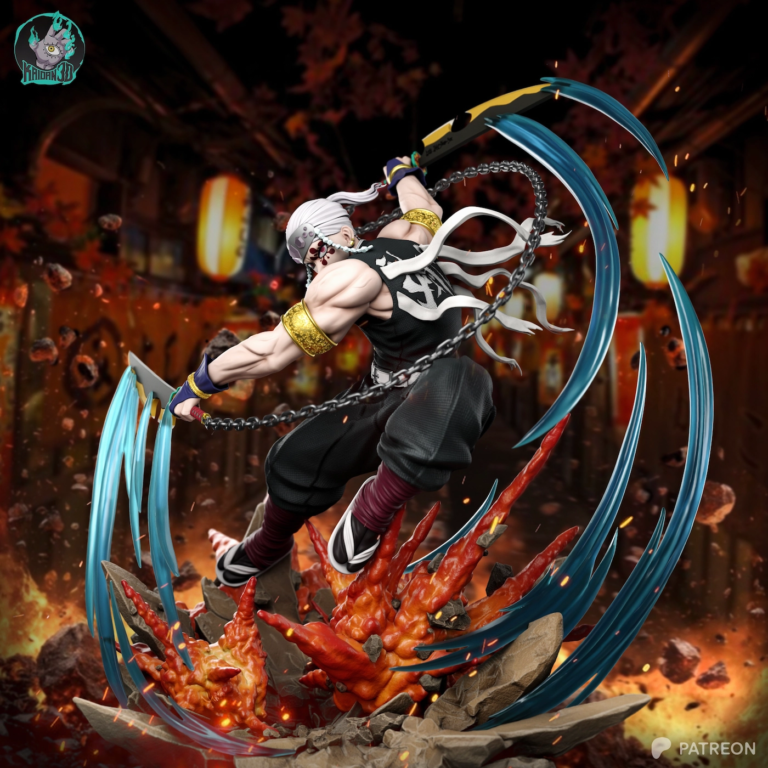 Tengen Uzui STL 3 - Demon Slayer