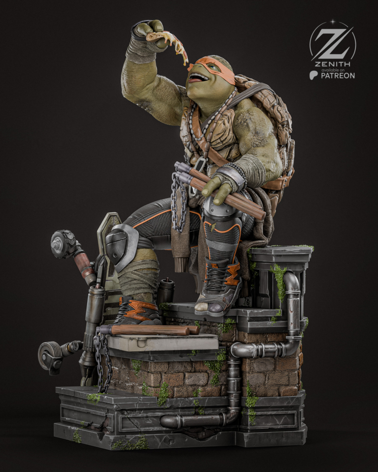 Michelangelo STL - Teenage Mutant Ninja Turtles