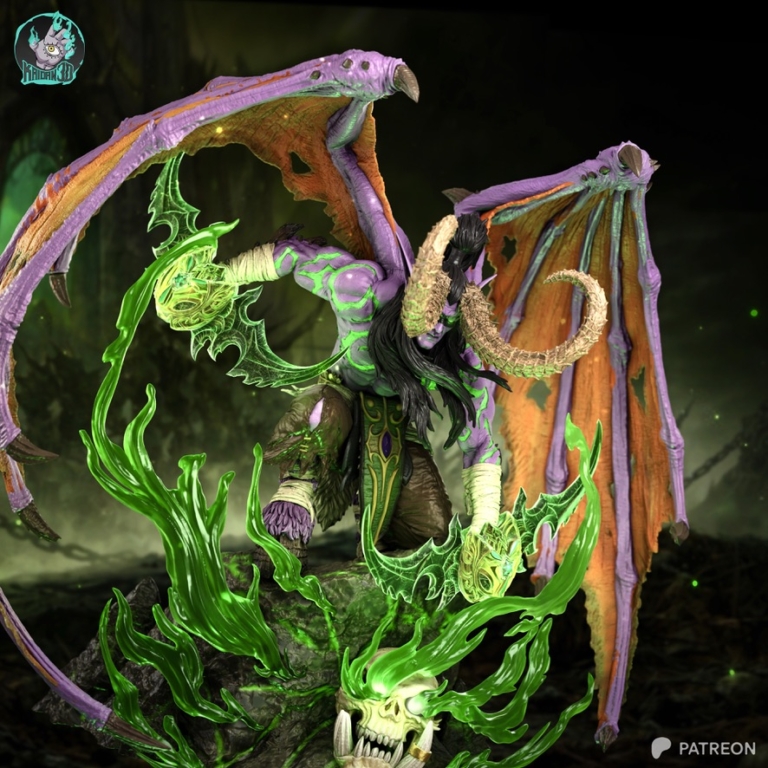 Illidan Stormrage STL 4 - Warcraft