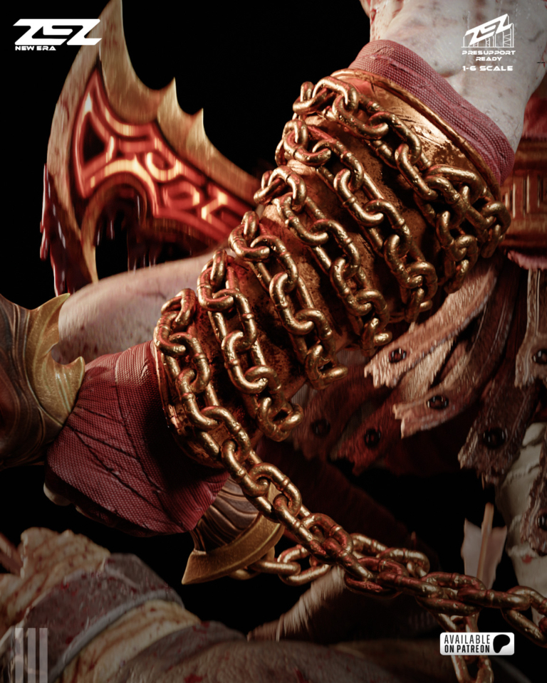 Kratos STL 9 - God of War