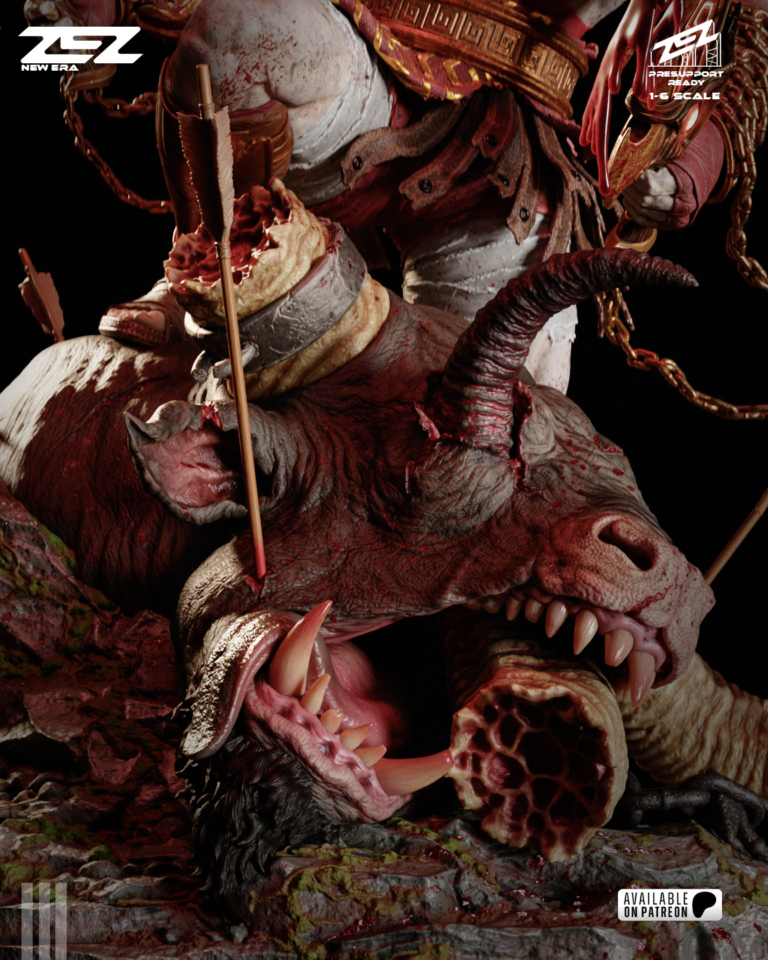 Kratos STL 9 - God of War