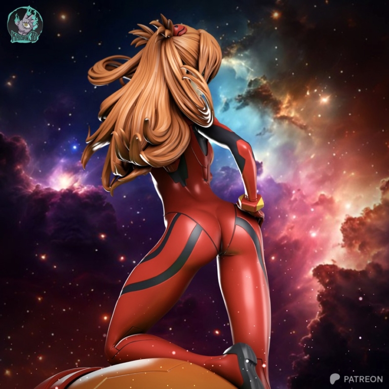 Asuka Langley STL 4 - Neon Genesis Evangelion
