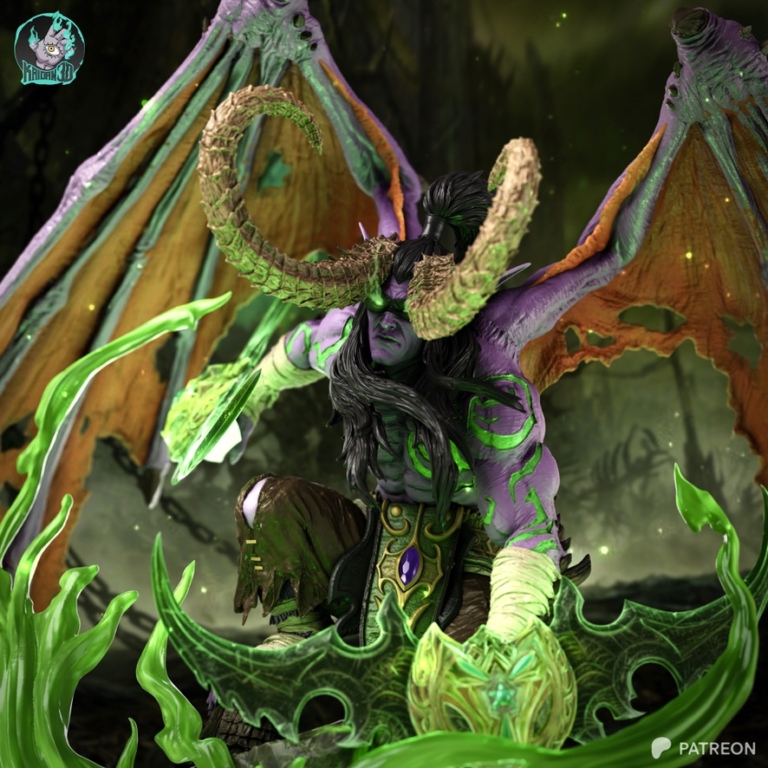 Illidan Stormrage STL 4 - Warcraft