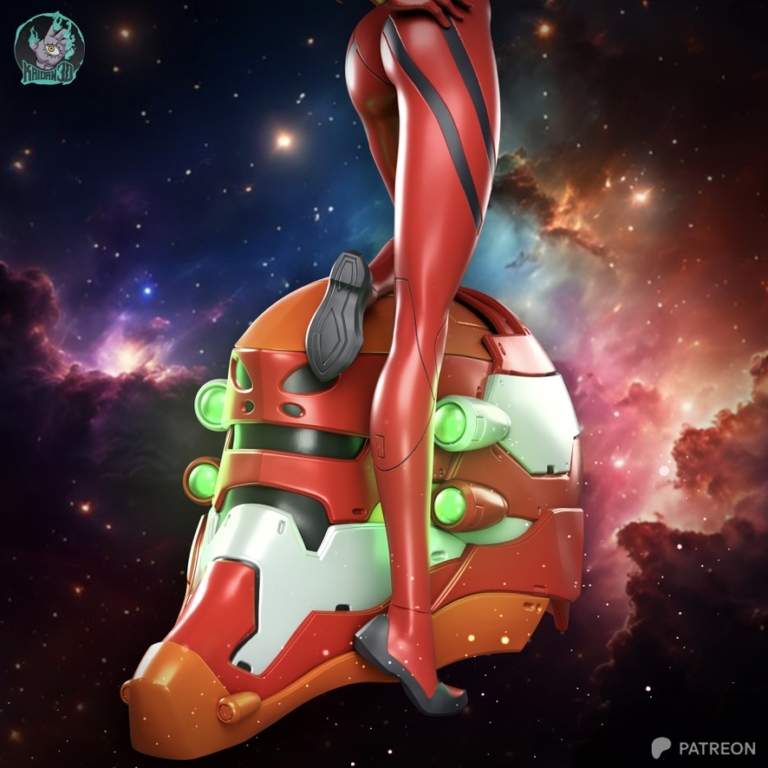 Asuka Langley STL 4 - Neon Genesis Evangelion