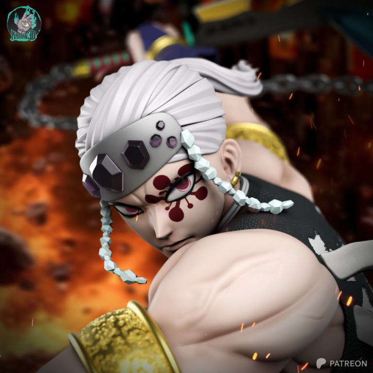 Tengen Uzui STL 3 - Demon Slayer