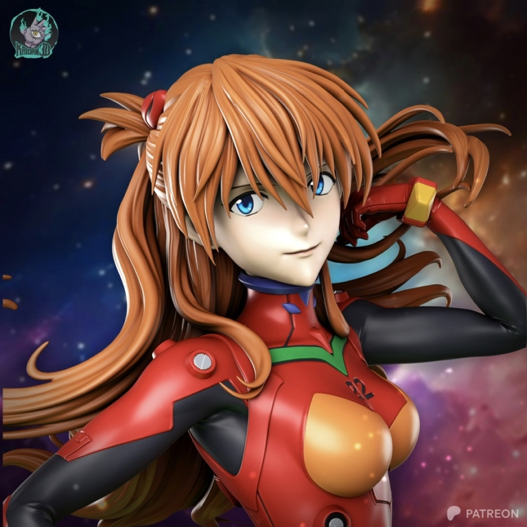 Asuka Langley STL 4 - Neon Genesis Evangelion