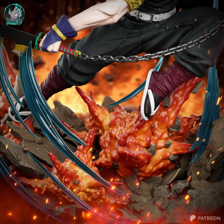 Tengen Uzui STL 3 - Demon Slayer