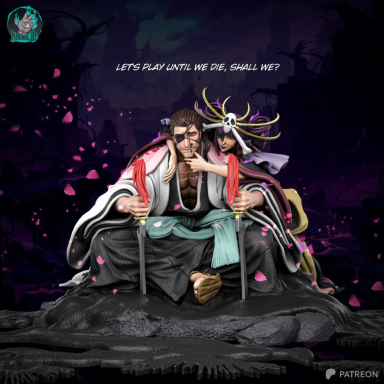 Shunsui Kyōraku STL - Bleach