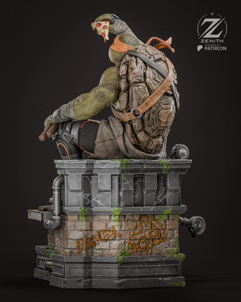 Michelangelo STL - Teenage Mutant Ninja Turtles