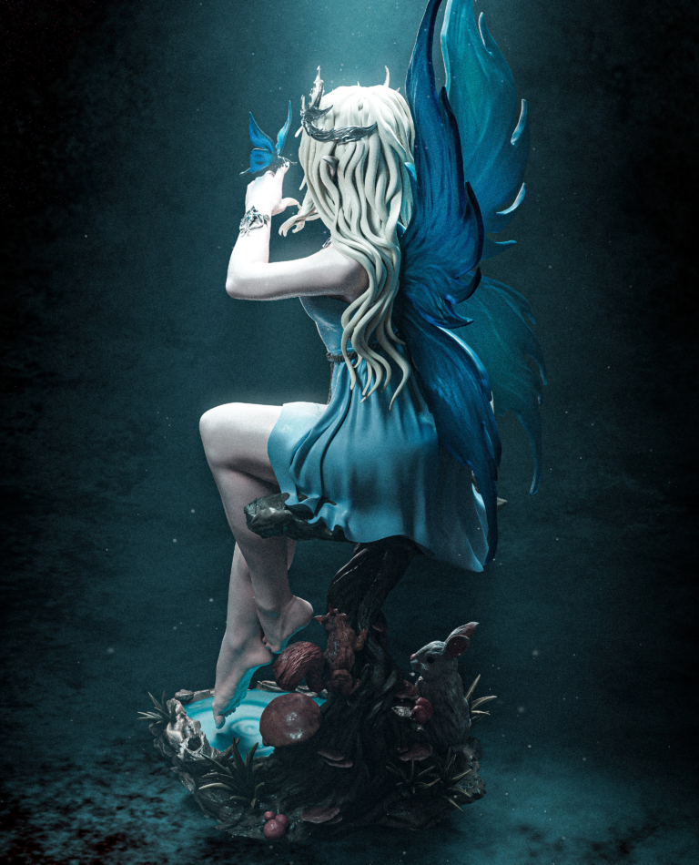 Divine Fairy STL - Fantasy