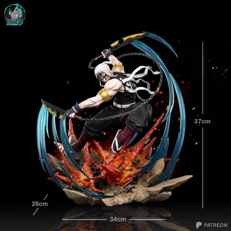 Tengen Uzui STL 3 - Demon Slayer