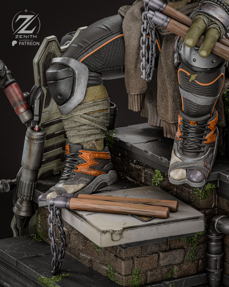 Michelangelo STL - Teenage Mutant Ninja Turtles