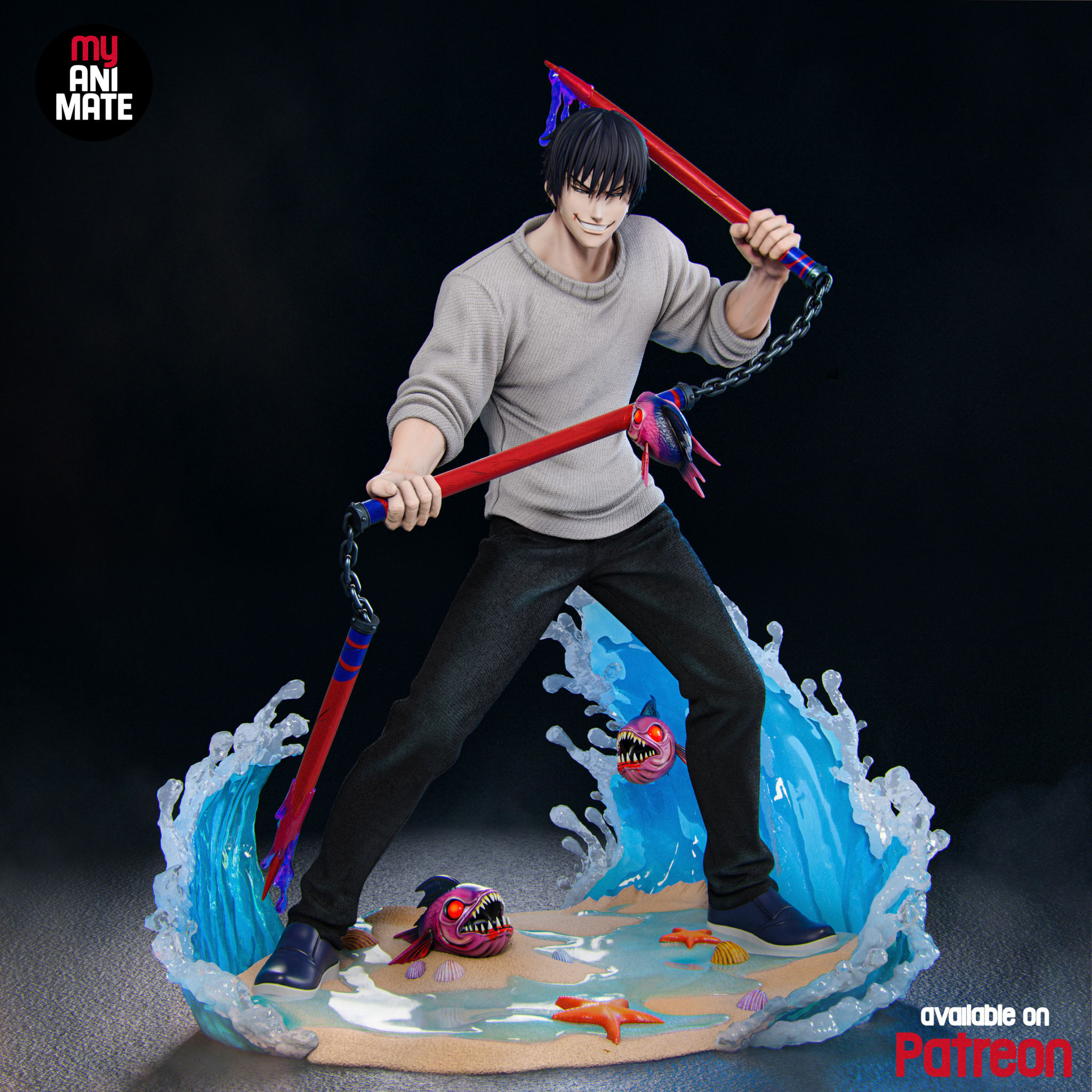 Toji Fushiguro STL 3 - Jujutsu Kaisen