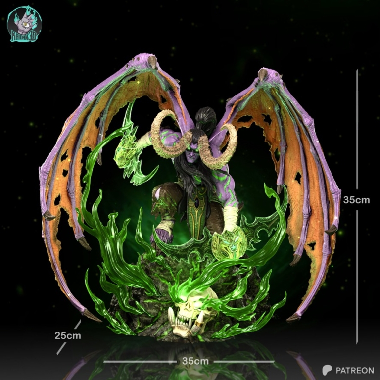 Illidan Stormrage STL 4 - Warcraft