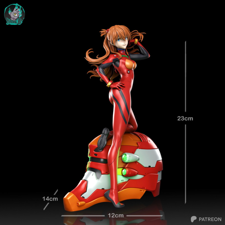 Asuka Langley STL 4 - Neon Genesis Evangelion