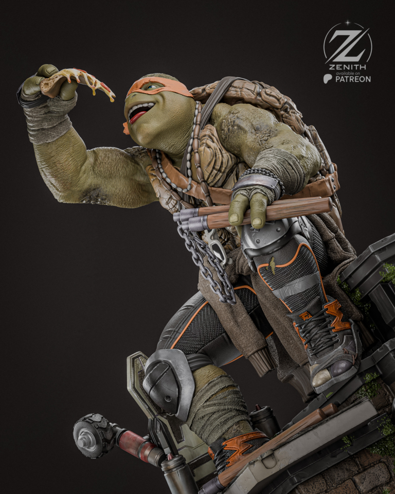 Michelangelo STL - Teenage Mutant Ninja Turtles