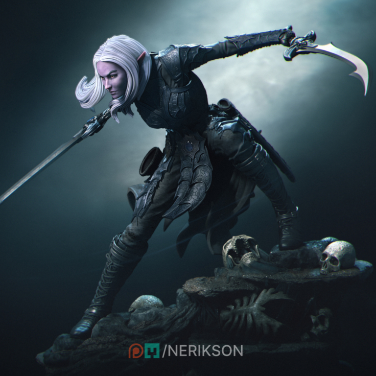 Lierin the Drow Fighter Cover