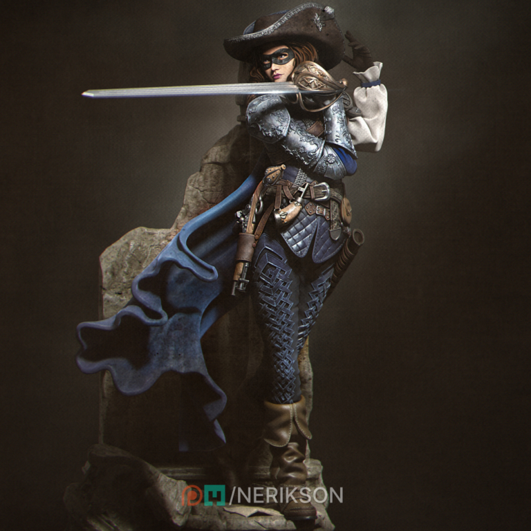 Camilla the Duelist STL Cover