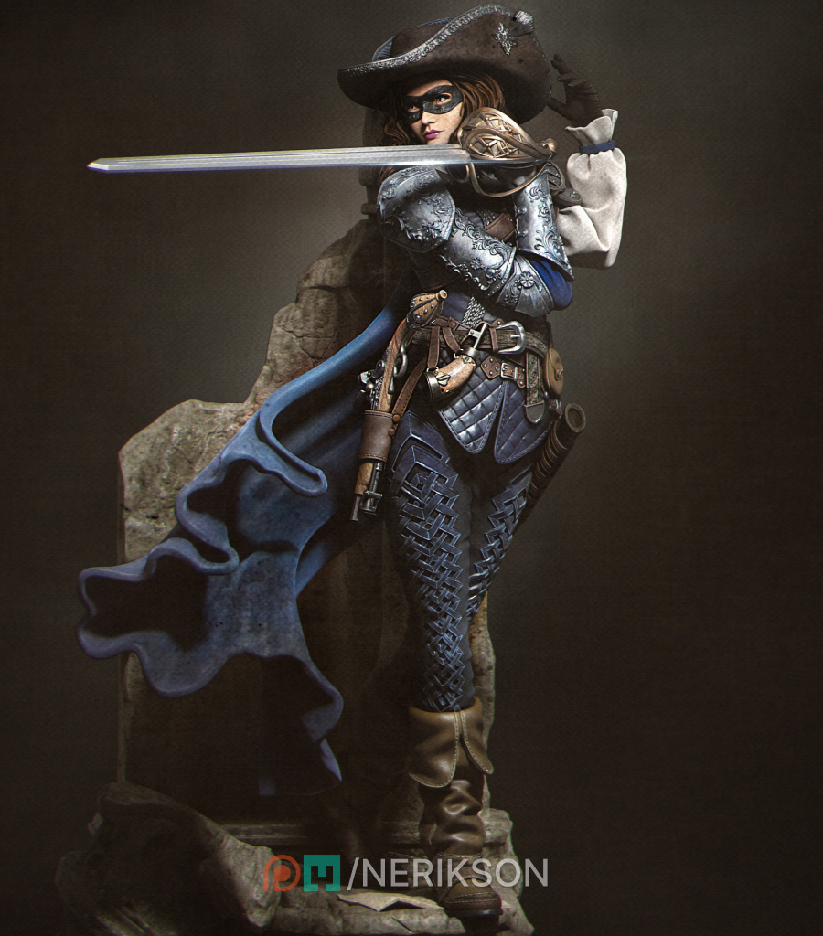 Camilla the Duelist STL Cover