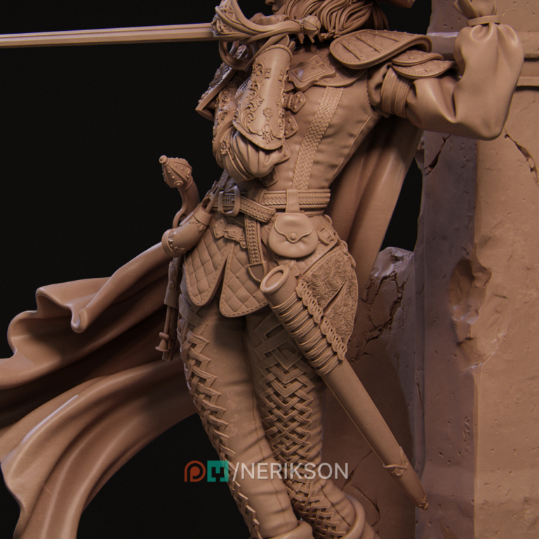 Camilla the Duelist STL - Fantasy