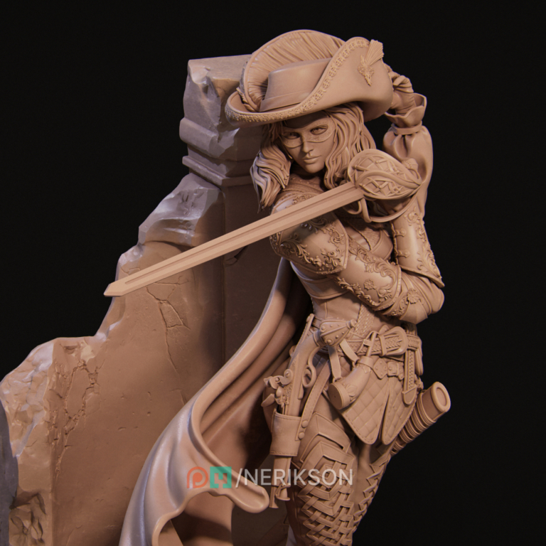 Camilla the Duelist STL - Fantasy