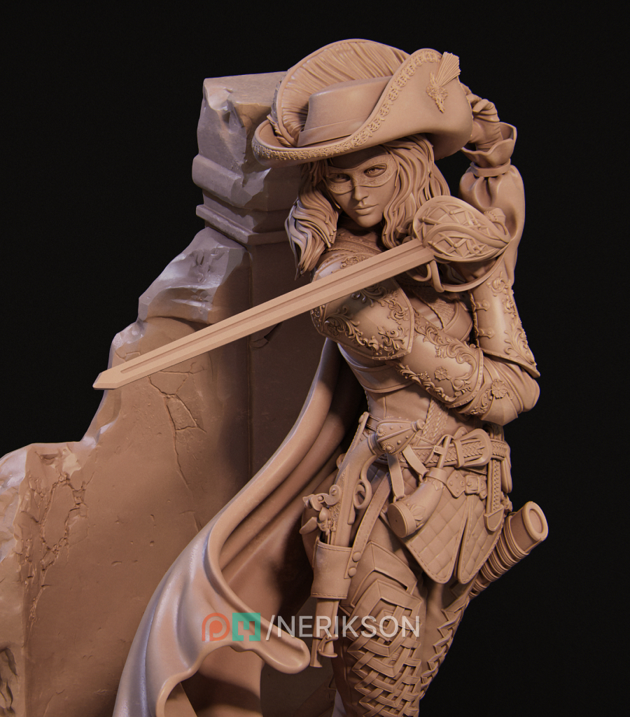 Character Clay Render 2