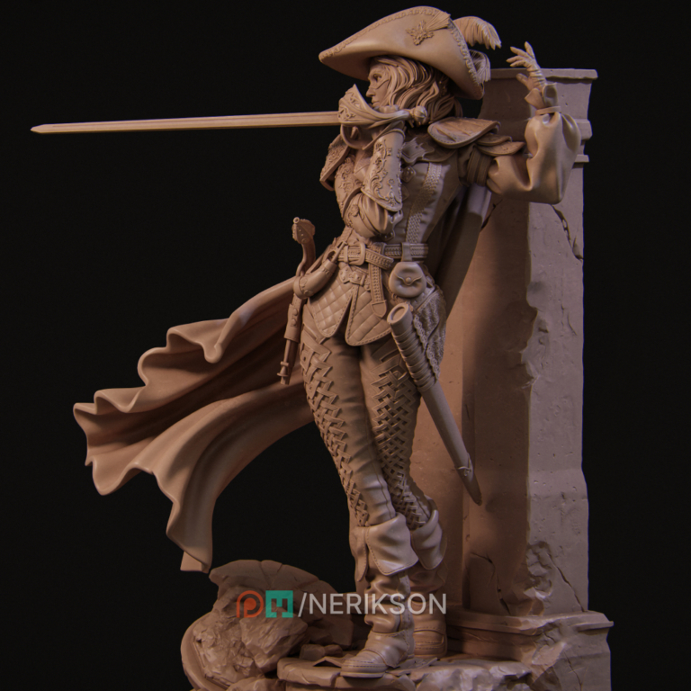 Camilla the Duelist STL - Fantasy