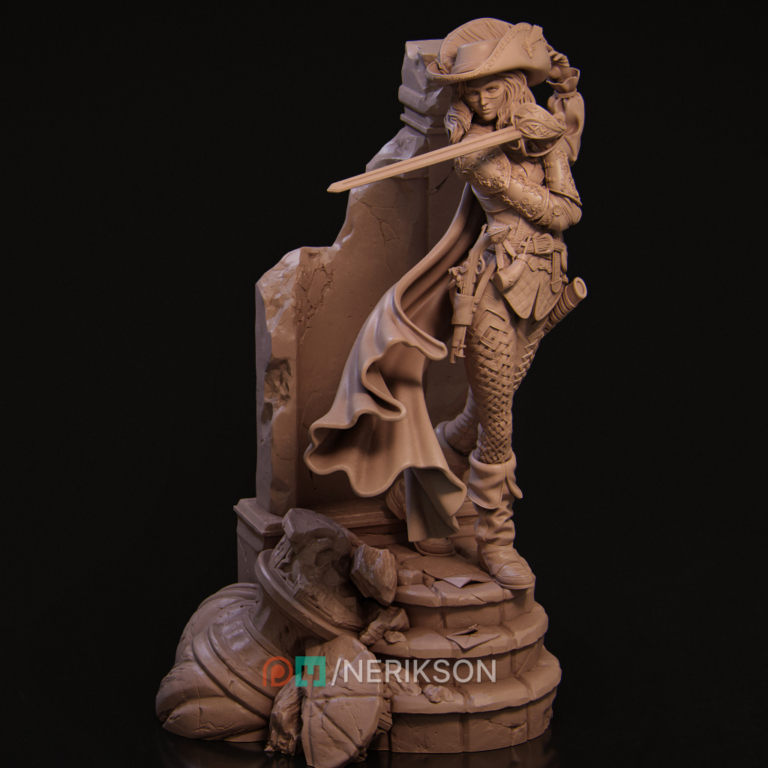 Camilla the Duelist STL - Fantasy