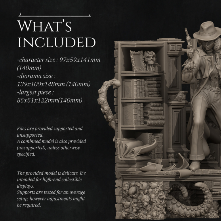 Laura the Detective Diorama + Standalone