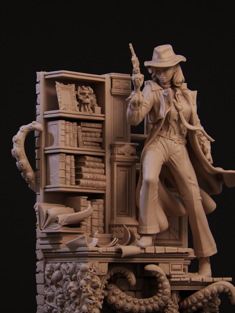 Laura the Detective Diorama + Standalone