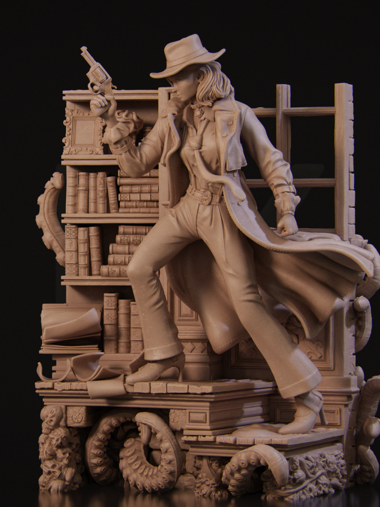 Laura the Detective Diorama + Standalone
