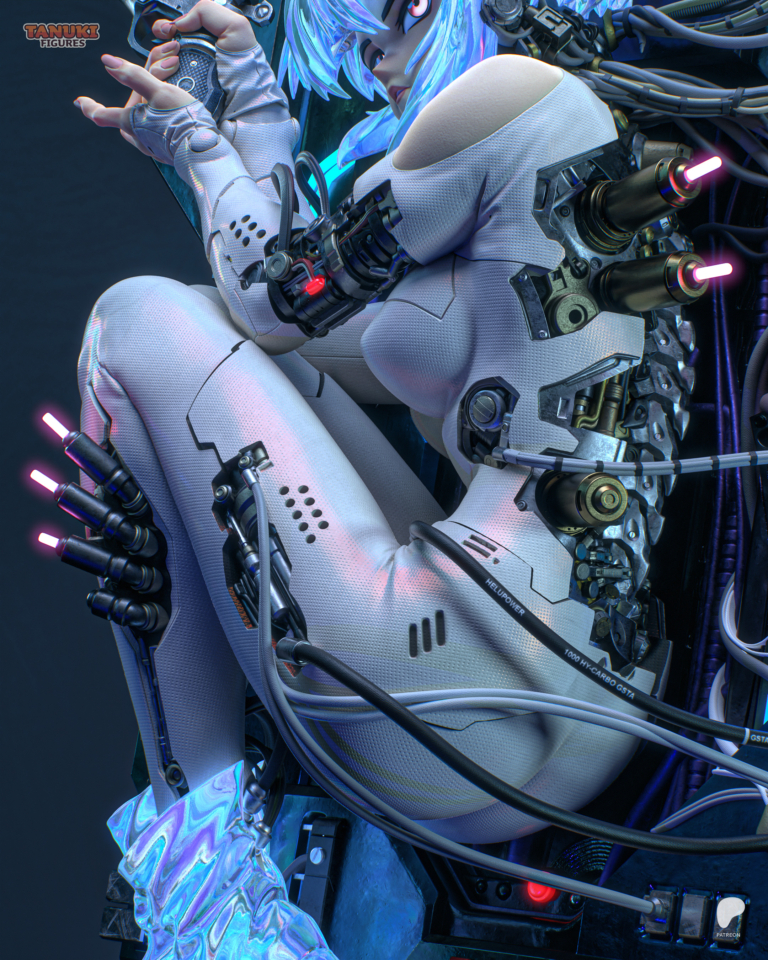 Motoko Kusanagi STL 3 - Ghost in the Shell