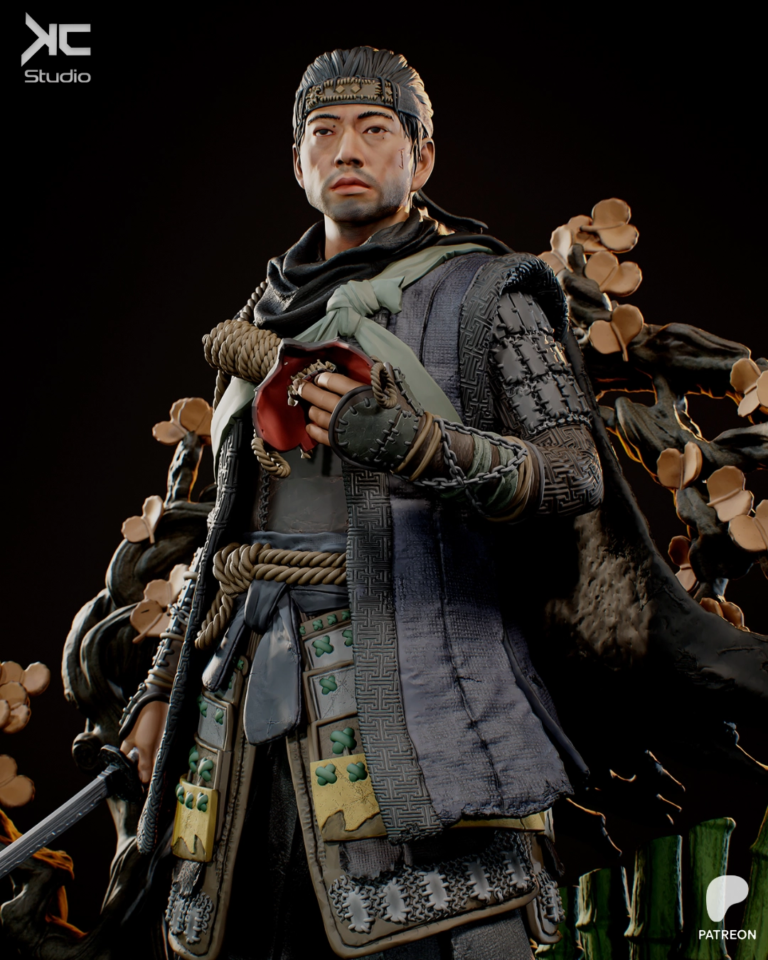 Jin Sakai STL 3 - Ghost of Tsushima