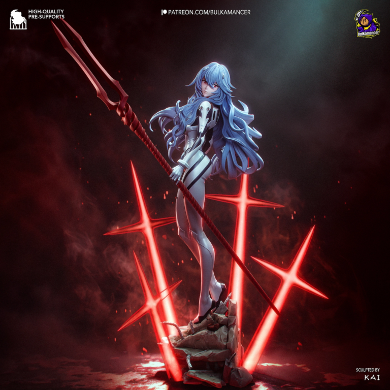 Rei Ayanami STL 3 - Neon Genesis Evangelion