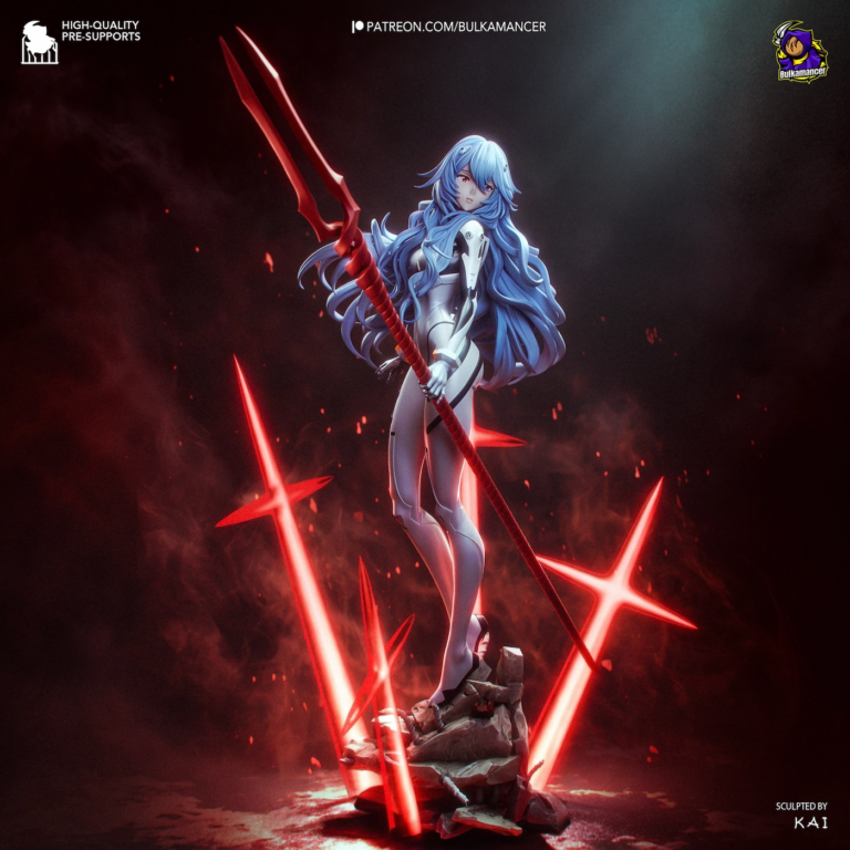 Rei Ayanami STL 3 - Neon Genesis Evangelion